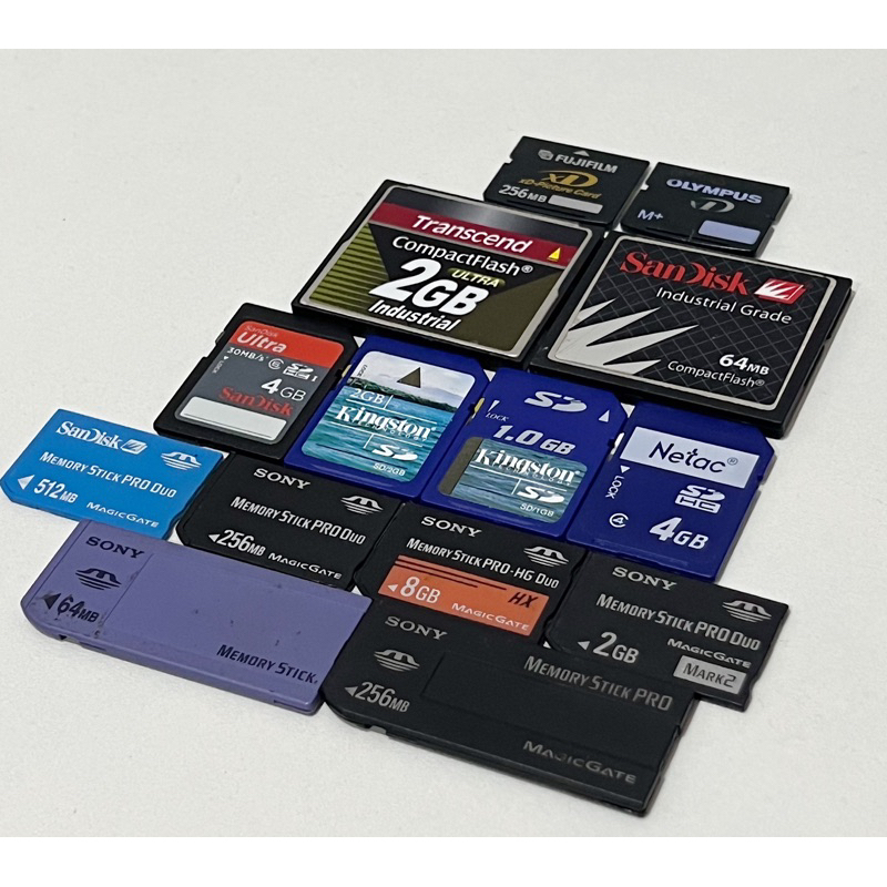 ภาพหน้าปกสินค้าsd card  CF card  micro card  memory stick  memory stick pro duo  xd card  SM card พร้อมส่ง จากร้าน thrift_club บน Shopee