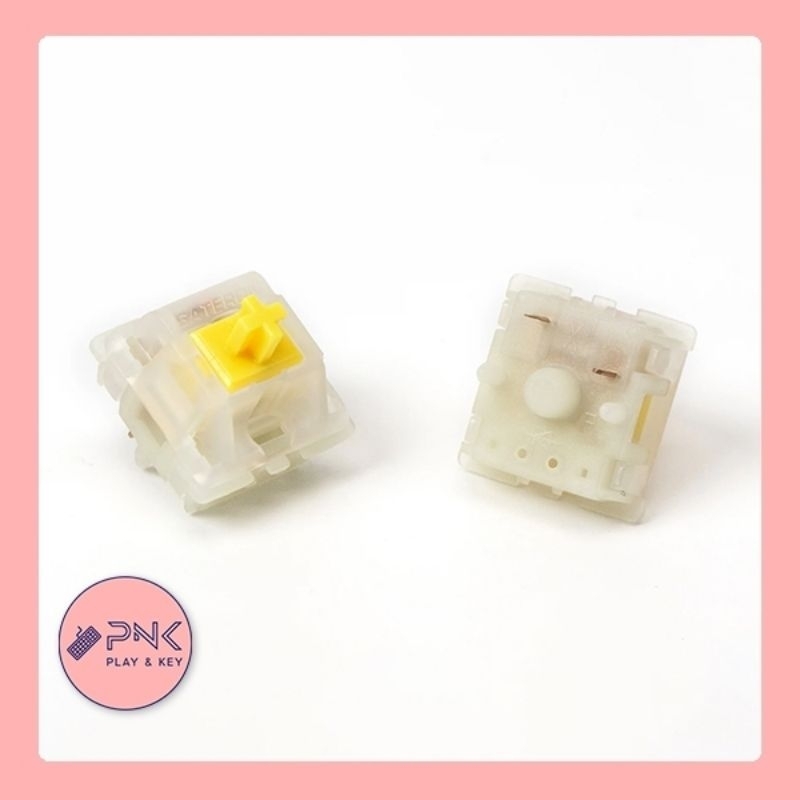 ภาพหน้าปกสินค้าGateron Milky Yellow - KS-3 - 5 pin - Linear Switch Mechanical Keyboard จากร้าน pnkkey บน Shopee