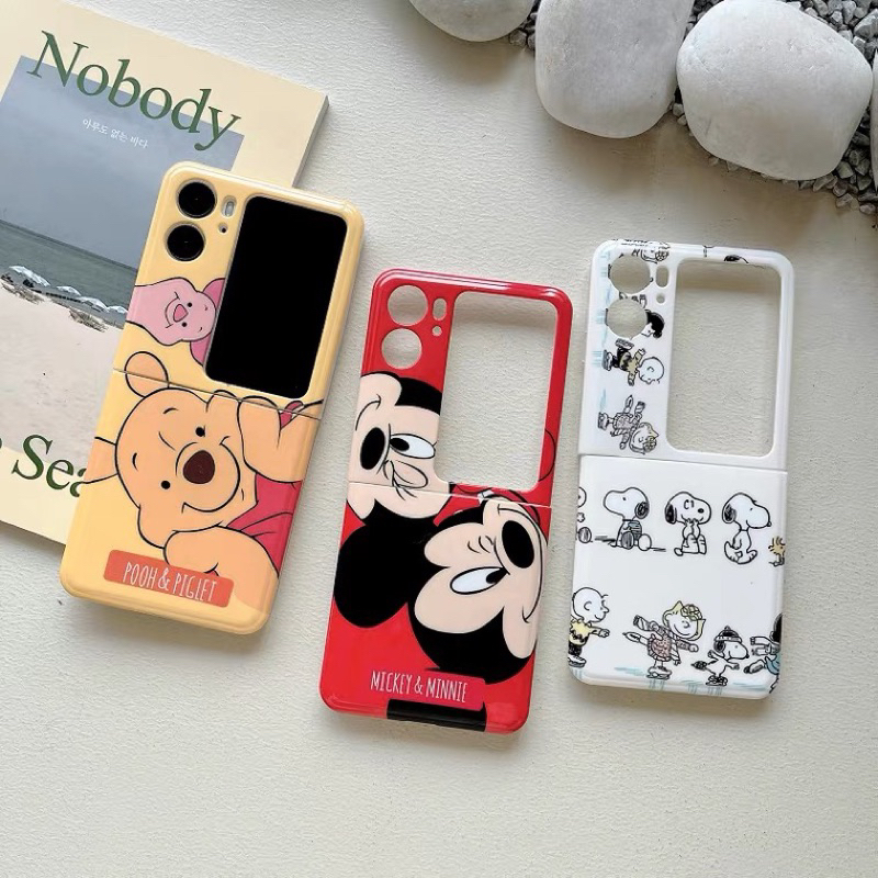 เคส-oppo-find-n2-flip-เคสการ์ตูน-ตัวห้อยน่ารัก-มี-3-แบบ