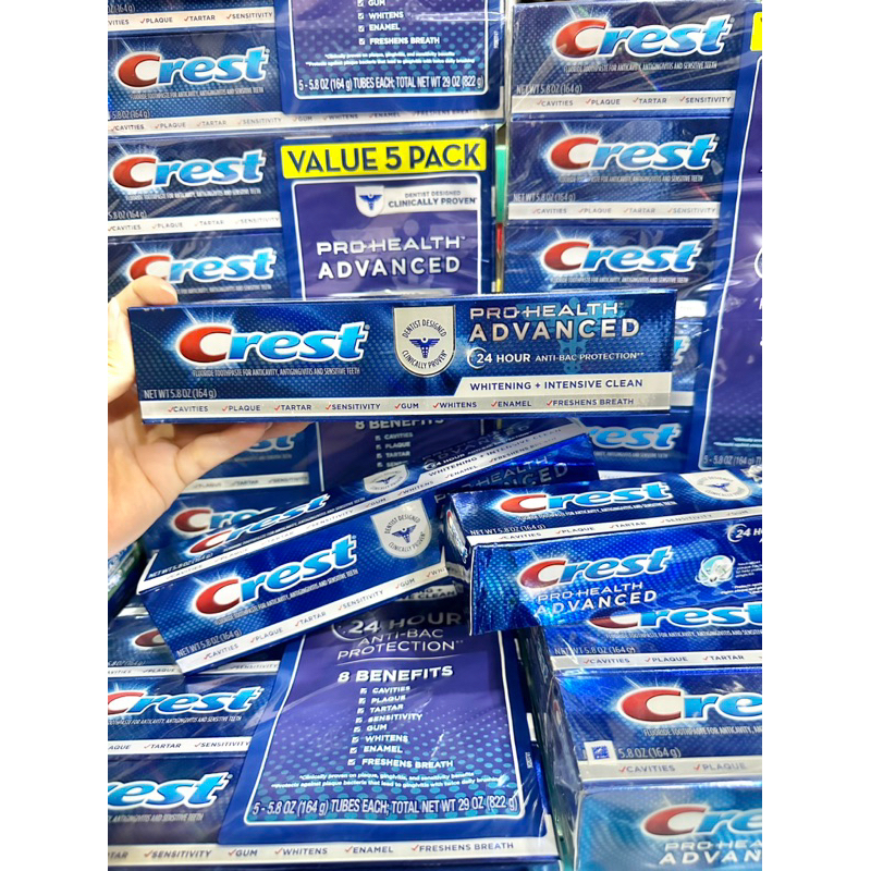 exp-ปี-25-พร้อมส่ง-ยาสีฟันอเมริกา-crest-complete-scope-outlast-ultra-prohealth-advanced-crest-3d-white