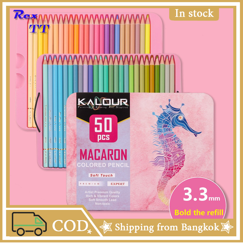 rex-tt-kalour-50-pieces-macaron-colored-pencil-fine-art-graffiti-pencil-drawing-color-lead-set
