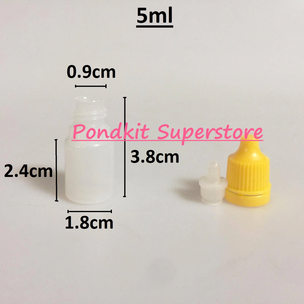 ภาพหน้าปกสินค้าขวดหยดพลาสติกเปล่า สีขุ่นพร้อมจุกและฝา 5ml/10ml/20ml จำนวน1ชิ้น จากร้าน gracias_fcb บน Shopee