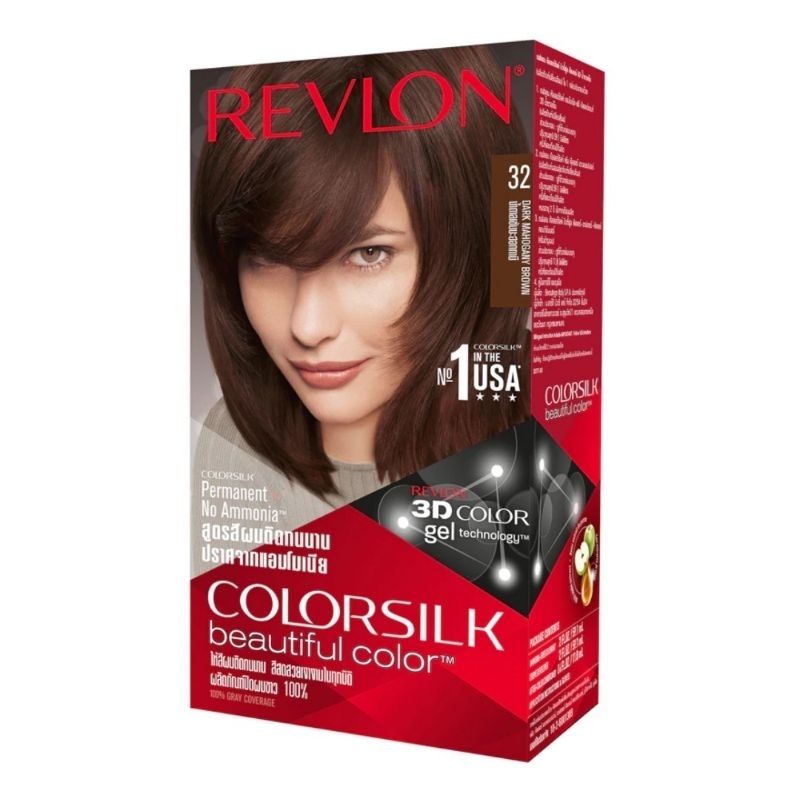 ของแท้-revlon-colorsilk-ครีมเปลี่ยนสีผมเรฟลอน-ปราศจากแอมโมเนีย