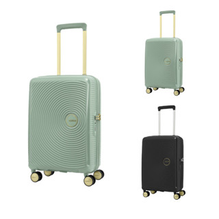 AMERICAN TOURISTER กระเป๋าเดินทางล้อลาก(20นิ้ว) รุ่น CURIO SPINNER 55/20 TSA ล้อทอง