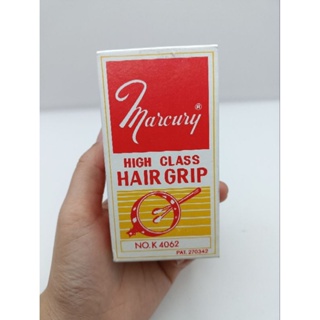 Marcury high class hair grip No.K4062 กิ๊บตุ่มดำ อย่างดี (แบบกล่อง)