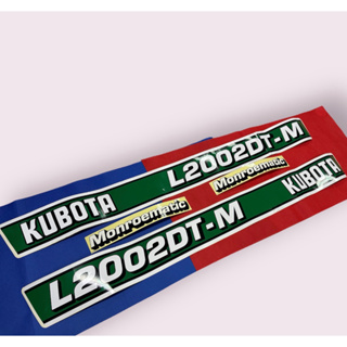 Sticker KUBOTA สติ๊กเกอร์ติดรถไถ คูโบต้า รุ่น L2002DT-M   (9010000100239)