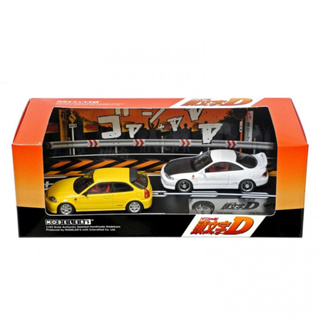 Modelers MD64209 1/64 INITIAL D SET VOL.9 NINOMIYA DAIKI HONDA CIVIC TYPE R EK9 VS SMILEY SAKAI INTEGRA DC2 DIECAST SCALE MODEL CAR