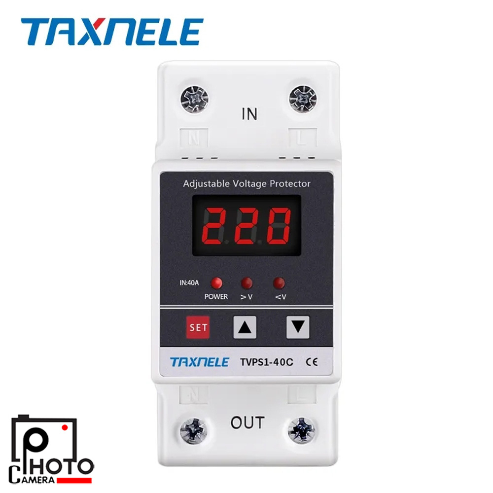 อุปกรณ์ป้องกันไฟตก-ไฟเกิน ดิจิตอลเบรคเกอร์ Taxnele รุ่น tvps1-40c ...