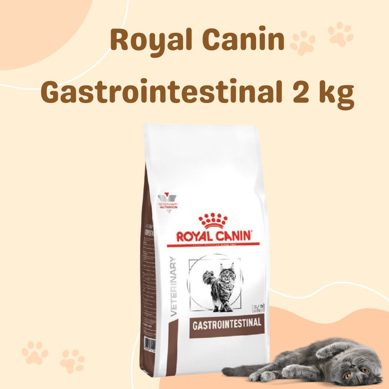 Royal Canin Gastro intestinal โรยัลคานิน อาหารแมวท้องเสีย ขนาด 2 kg exp