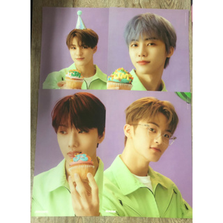 NCT DREAM SSGT SEASON GREETING A4 photo ของแท้ เจโน่ แฮชาน จีซอง เฉินเล่อ มาร์ค แจมิน อินจุน