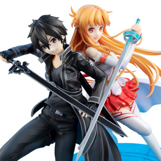 [ฟิกเกอร์แท้] [SAO] Sword Art Online - Kirito / Asuna - Lucrea - 1/7 - SAO 10th Anniversary (MegaHouse)