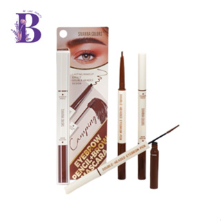 HF948 Sivanna Double-Headed Eyebrow Pen ดินสอเขียนคิ้ว+มาสคาร่าคิ้ว