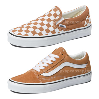 Vans รองเท้าผ้าใบ Old Skool / Classic Slip-On Checkerboard | Color Theory Meerkat (2รุ่น)