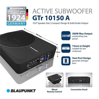 BASSBOX BLAUPUNKTGTr 10150 A GERMANY ACTIVE SUBWOOFER 10.0 