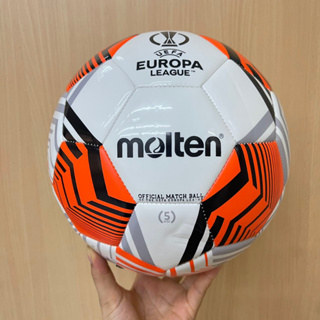 ลูกฟุตบอล ลูกบอล size5 Molten F5U5000-12 เบอร์5 ลูกฟุตบอลหนัง PU หนังเย็บ ของแท้ 100% รุ่น EUROPA League