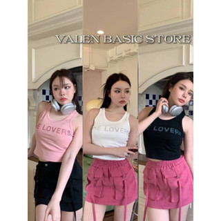 VALEN BASIC STORE 💋เสื้อกล้ามรัดเพชร “The Love Top”