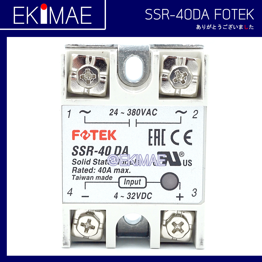 โซลิดสเตทรีเลย์-ssr-40da-fotek-โฟเทค-แท้-100-โซลิดสเตทโมดูล-คุณภาพแบรนด์ไต้หวัน