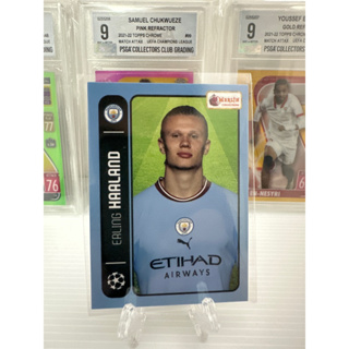 2022-23 Topps Merlin Heritage 98 UEFA Soccer Cards Manchester City