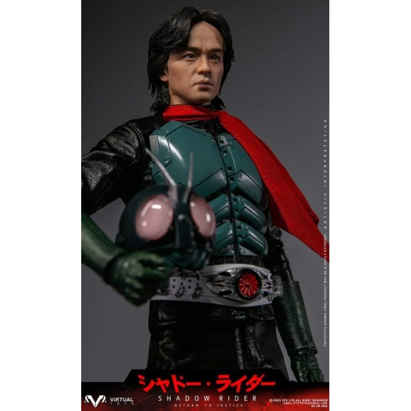 VTS TOYS - SHIN KAMEN RIDER V1 / SHADOW RIDER VM-050 - 1/6th scale