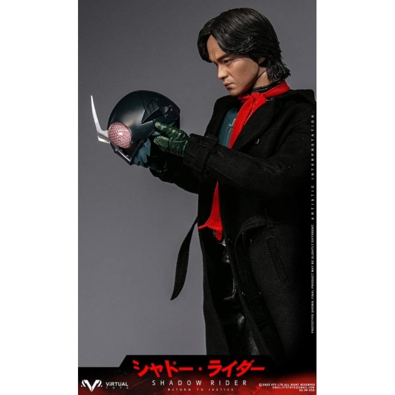 VTS TOYS - SHIN KAMEN RIDER V1 / SHADOW RIDER VM-050 - 1/6th scale