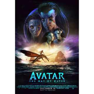 โปสเตอร์ หนัง อวตาร Avatar The Way of Water (2022) POSTER 24”x35” นิ้ว Epic Sci-Fi Movie James Cameron V2