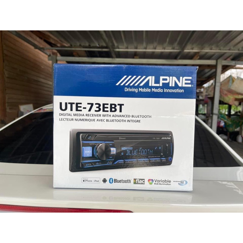 alpine-ute-73ebt-เครื่องเสียงรถยนต์-วิทยุ-1din-แบบไม่ใช้แผ่น-เครื่องเสียงรถ-วิทยุติดรถยนต์-อัลไพน์-มีบลูทูธ