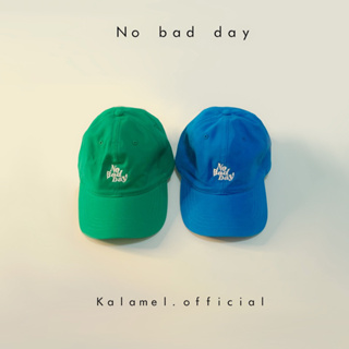 ภาพขนาดย่อของภาพหน้าปกสินค้าหมวกแก๊ป No bad day by Kalamel.official จากร้าน kalamel.official บน Shopee ภาพที่ 6