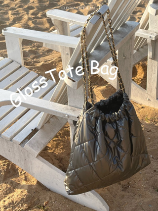 Eunna.official - Gloss Tote Bag กระเป๋าสะพายไหล่น้องนุ่ม จุของได้เยอะ