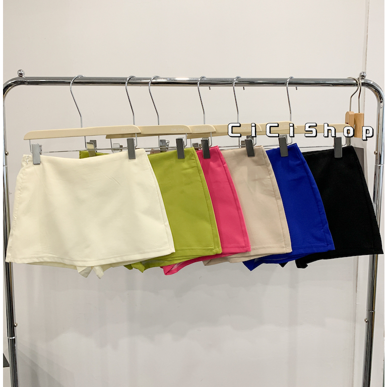 ภาพสินค้าCicishop(2301)กระโปรงกางเกงขาสั้น ดีเทลกระเป๋าหลัง มีซิปด้านข้าง ทรงสวยมาก สีสันน่ารัก จากร้าน th_43254497 บน Shopee ภาพที่ 2