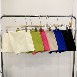 ภาพขนาดย่อของภาพหน้าปกสินค้าCicishop(2301)กระโปรงกางเกงขาสั้น ดีเทลกระเป๋าหลัง มีซิปด้านข้าง ทรงสวยมาก สีสันน่ารัก จากร้าน th_43254497 บน Shopee ภาพที่ 2