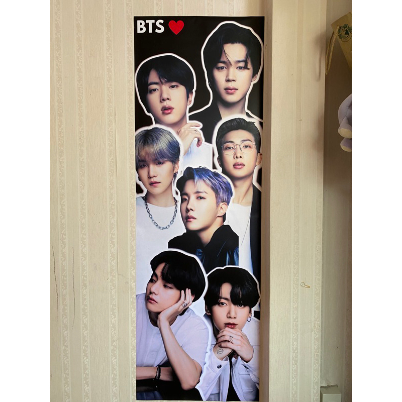 โปสเตอร์ขนาดใหญ่-ภาพชัด-พร้อมส่ง-โปสเตอร์ติดผนังเกือบเท่าจริง-46x140-ซม-โปสเตอร์-bts