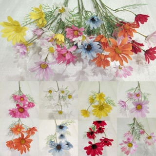 💥พร้อมส่ง ช่อดอกเดซี่ เดซี่ก้านยาว 50 cm.10 สี.ดอกเดซี่ปลอม.ดอกไม้ทำจากผ้าไหม