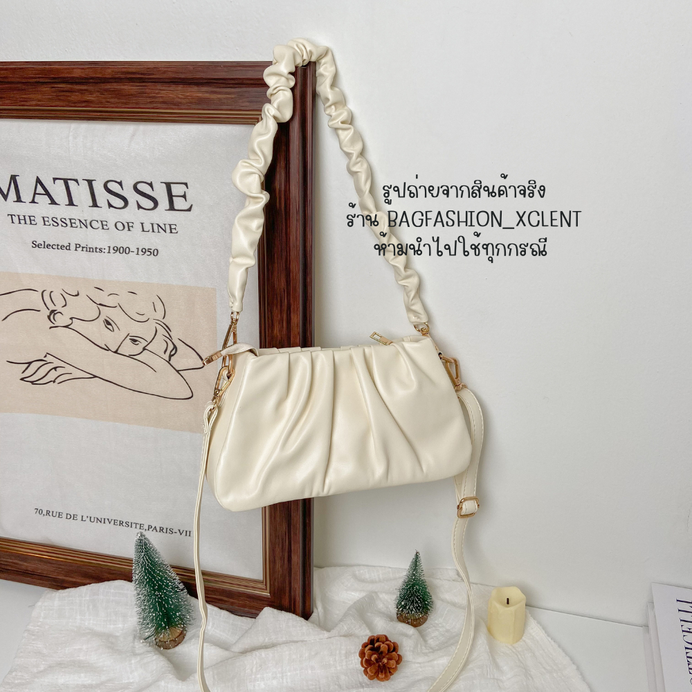 พร้อมส่ง-กระเป๋า-jessica-bag-น่ารักมินิมอลมากๆ-รุ่นนี้ได้สายสะพาย-2-เส้น-สายสะพายไหล่ย่นๆกับสายสะพายยาว