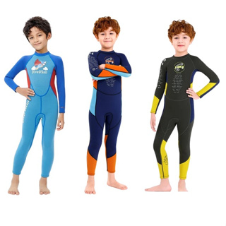 สินค้า ชุดว่ายน้ำเด็กผู้ชาย เก็บอุณหภูมิได้ ผ้าNeoprene ความหนา2.5mm.