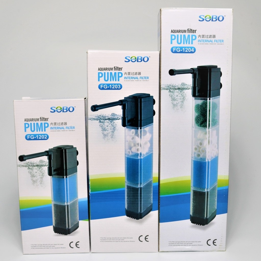 SOBO FG1202 /FG1203 /FG1204 กรองในตู้ปลา กรองน้ำตู้ปลา Aquarium