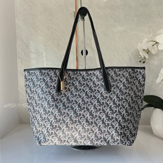 Coach cf342 City Tote With Coach Monogram Print