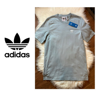 แท้ 💯% New with Tag Adidas Tee size S เสื้อยืด กีฬา ของใหม่ ป้ายห้อย สีฟ้าพาสเทล น่ารักมาก รุ่นโลโก้แบบปัก