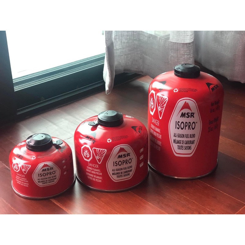 แก๊สซาลาเปา ยี่ห้อ MSR ISO Pro แก๊สกระป๋องสั้น | Shopee Thailand