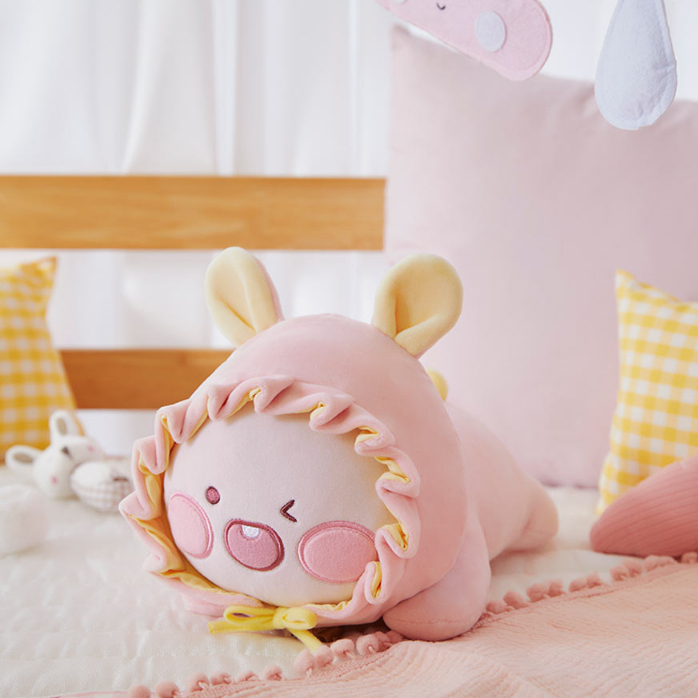 พร้อมส่ง-kakaofriends-baby-apeach-plush-doll-ตุ๊กตา