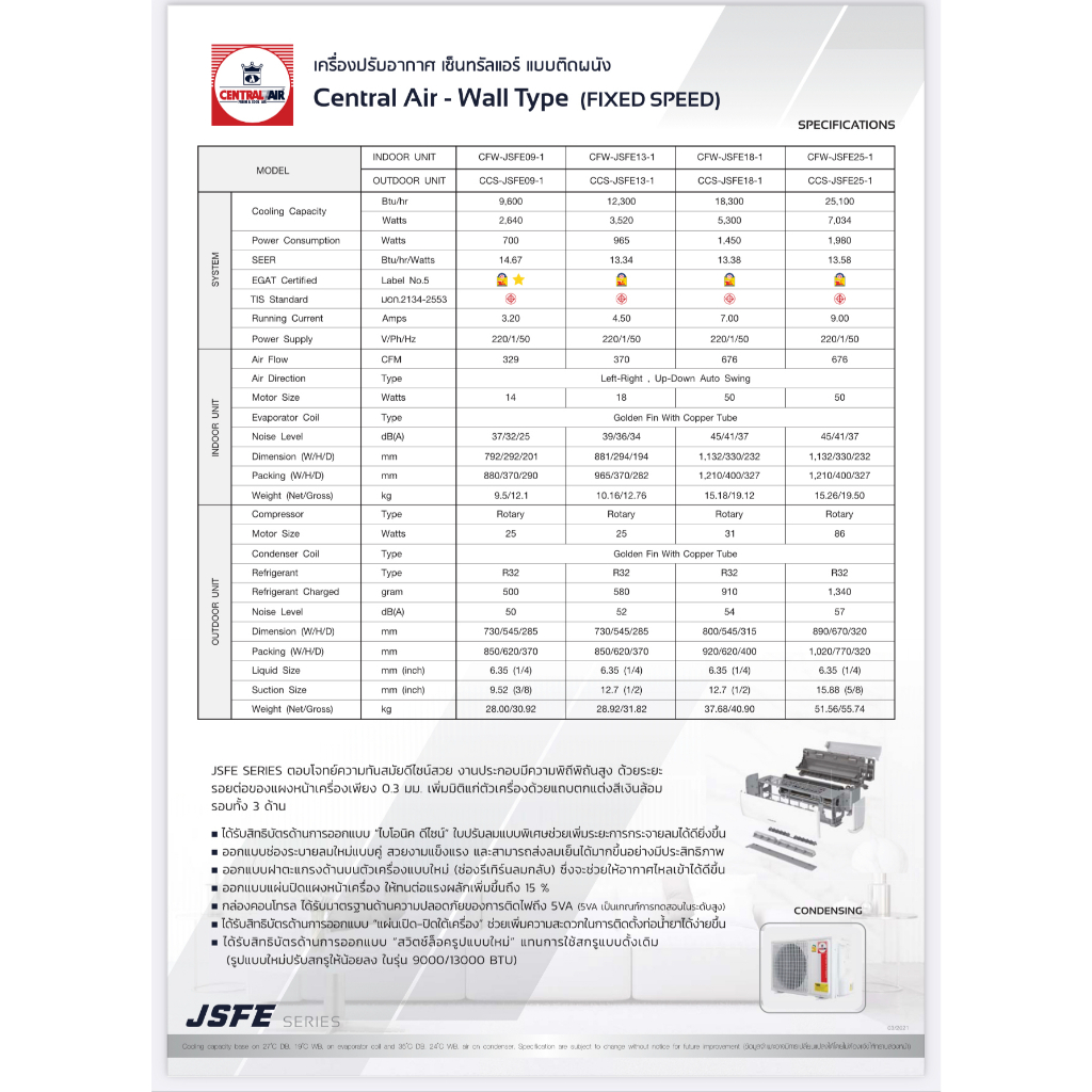 central-air-แอร์ติดผนังรุ่น-jsfe-r32-ขนาด-9000-25000-btu