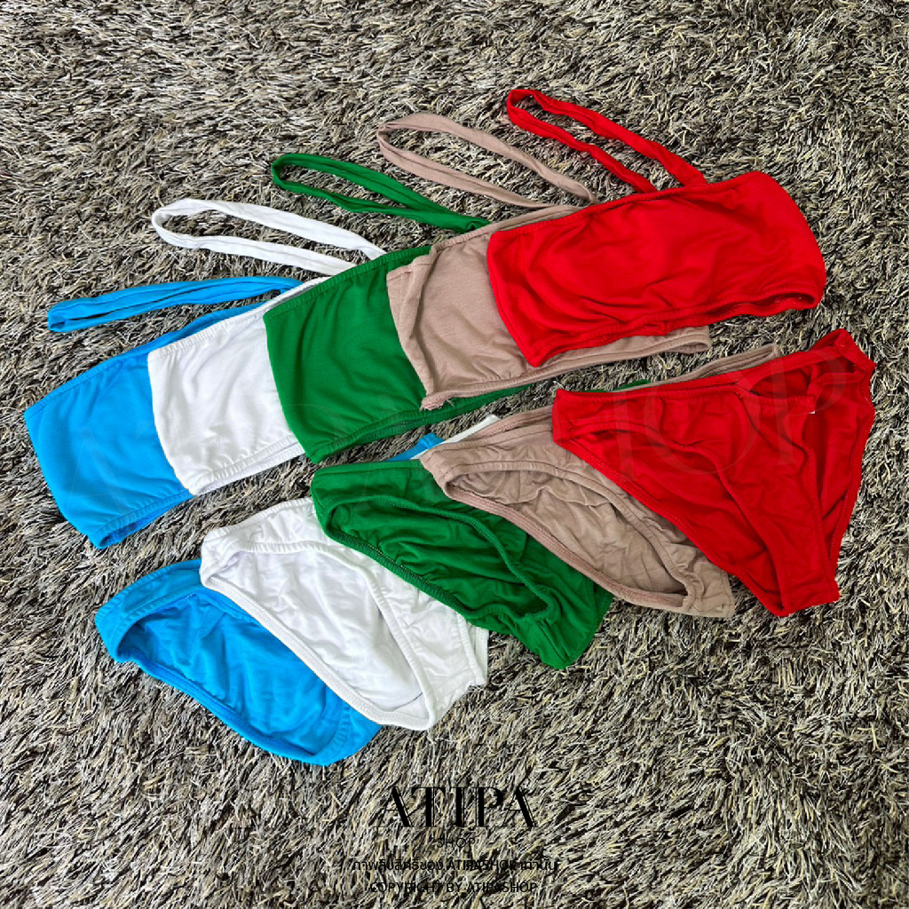 atipashop-rayon-hannah-bikini-บิกีนี-เซ็ทบิกีนี-2-ชิ้น-เสื้อ-กางเกง