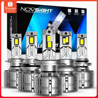 Novsight N60 200W 40000LM สว่างมาก H7 LED Canbus H11 9005 HB3 9006 HB4 H13 9012 ไฟหน้ารถยนต์ 6500K Car Headlight Bulbs