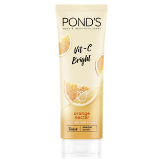 Ponds Vit-C Bright Orange Nectar Hydrating Jelly Cleanser 100G พอนด์ส วิท-ซี ไบร์ท ออเร้นจ์ เนคทาร์ ไฮเดรติ้ง เจลลี่ คลีนเซอร์ 100 กรัม