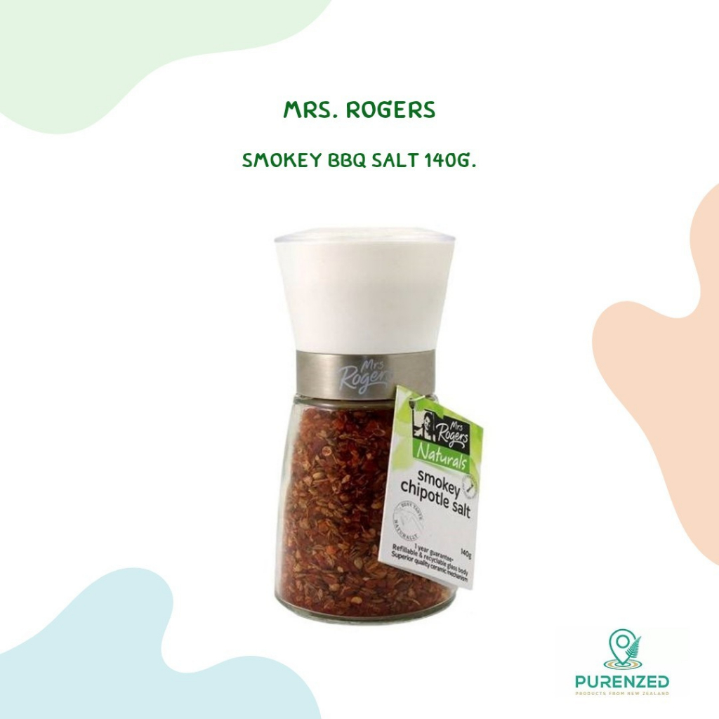 smokey-bbq-salt-bbe-08-23-เครื่องปรุงรสบาร์บีคิว-140g-บรรจุขวดแก้วพร้องหัวบด