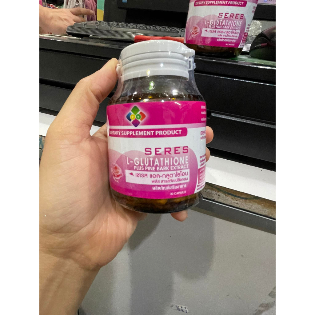 seres-l-glutathione-แอลกลูตาไธโอน-collagen-คอลลาเจน-grape-seed-สารสกัดเมล็ดองุ่น-ของแท้100-exp-25-08-2024