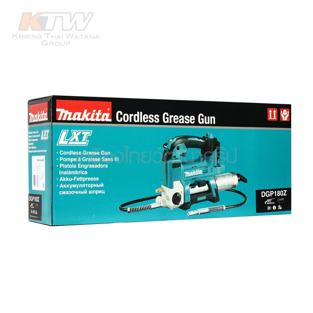 เครื่องอัดจาระบีไร้สาย-18-โวลต์-รุ่น-dgp180-makita-แรงดันใช้งานสูงสุด-10-000-psi-ไม่รวมแบตเตอรี่-แท่นชาร์จ