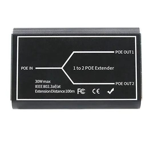 2-port-poe-extender-10-100mbps-with-ieee-802-3af-standard-input-output-for-ip-camera-extend-100-meters-for-poe-range