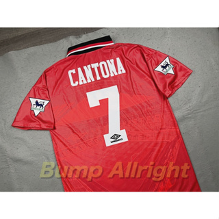 Retro : เสื้อฟุตบอลย้อนยุค Vintage ทีม แมน ยู Man Utd Home 1994 ลายสนามโอลเทรปฟอร์ด + 7 CANTONA, เสื้อเปล่า !!