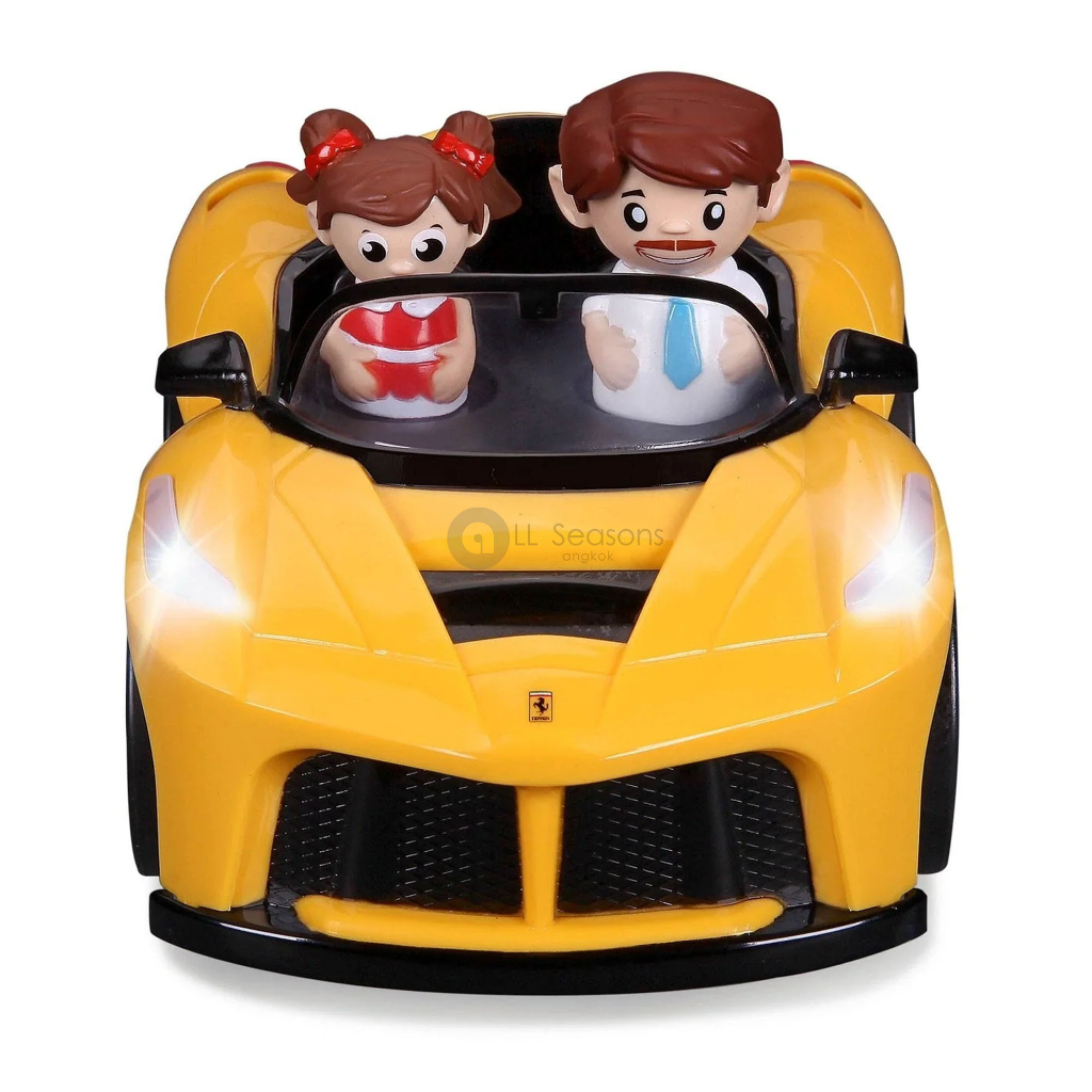 รถของเล่น-คนขับและผู้โดยสารดีดตัวได้-รุ่น-bbjunior-ferrari-poppin-driver-มีเสียงและไฟกระพริบ-สีเหลือง
