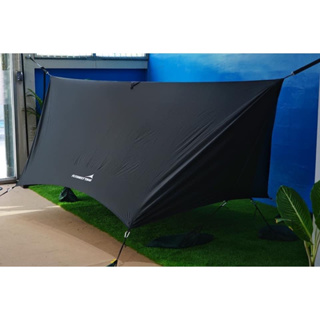 Tarp Hammock คลุมเปล ขนาด 3x4 ผ้า 30D สีดำ